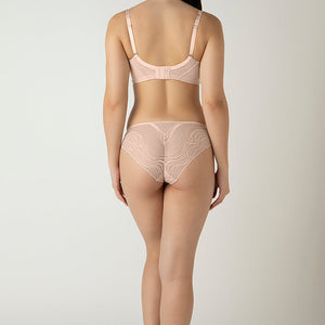 Demure Non-Padded Non-Wired Contour Bra - Delicate Bloom Print