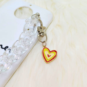 Pop Heart Phone Charm