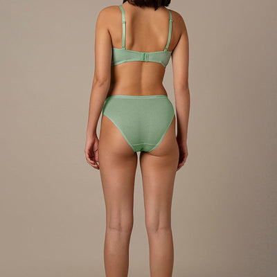 All Day Comfort Non-padded & Non-wired Bra - Greyed Jade