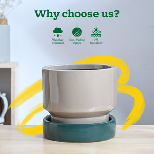 Soothing Rains Ceramic Planters