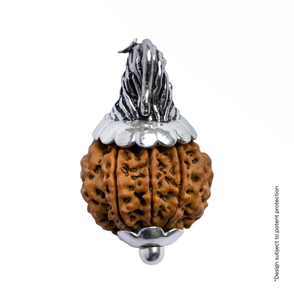 Adiyogi Pendant (8 Mukhi Nepali  Rudraksha) With Chain