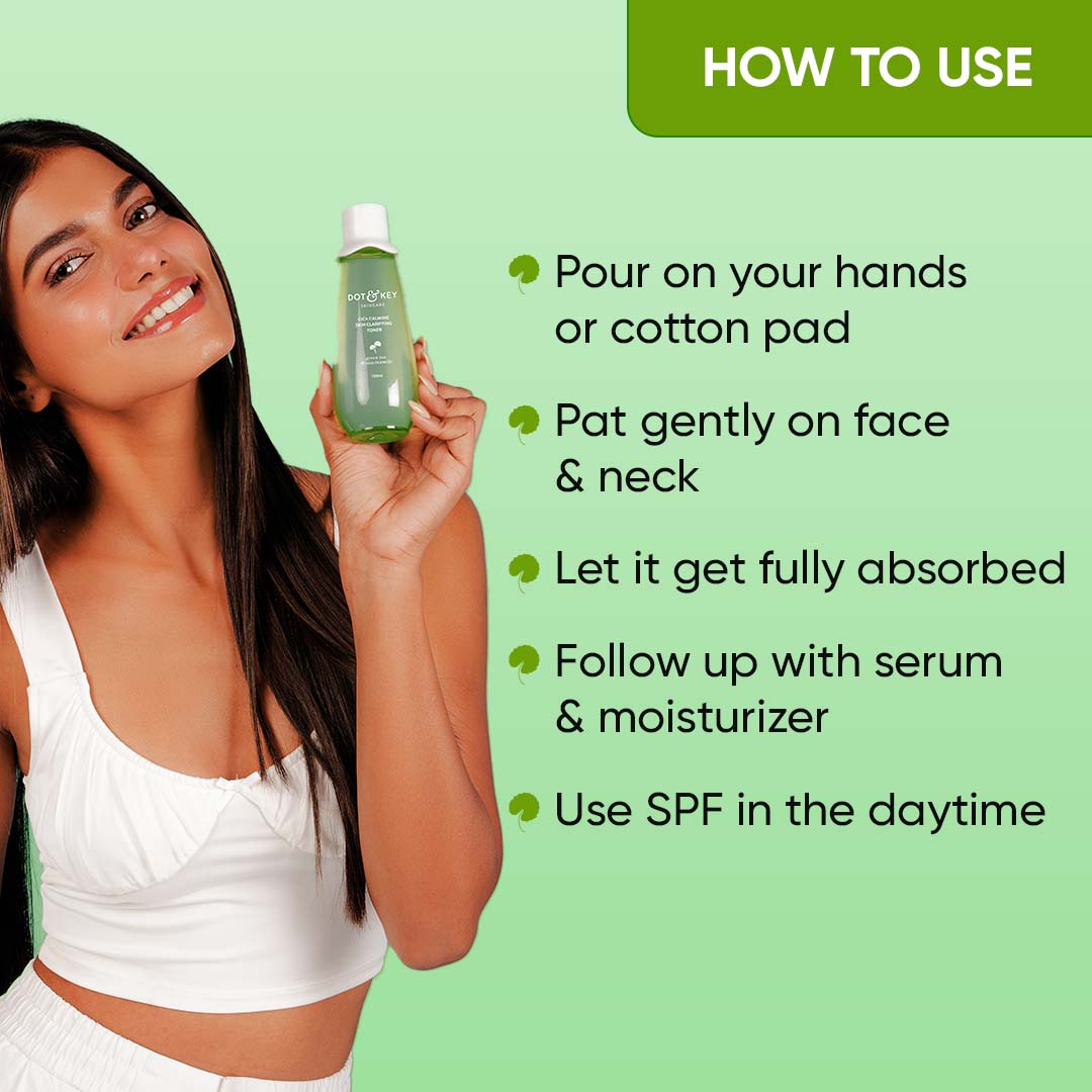 Cica + Niacinamide Toner for Oily & Acne Prone Skin