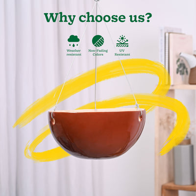 Hanging Ceramic Planters Petrichor Smite