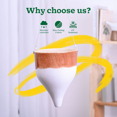 Ceramic Hanging Pot Cosmic Stone