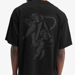 Represent | CHERUB INITIAL T-SHIRT  { BLACK