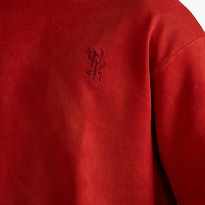 F A R A K | BASICS RED BAGRU T-SHIRT { RED