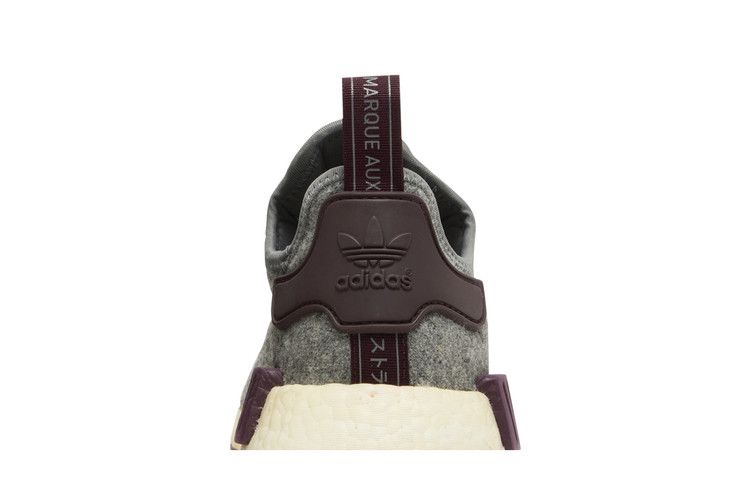 adidas NMD R1 Wool Grey Four Maroon