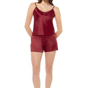 Eternal Bliss Satin Camisole - Rio Red