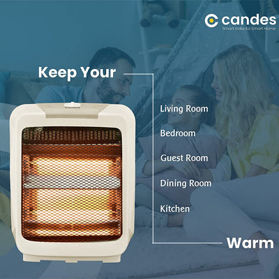 Infra2 Noiseless 800Watt Halogen Room Heater