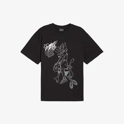 PUMA | DYLAN'S GIFT BASKETBALL T-SHIRT { BLACK