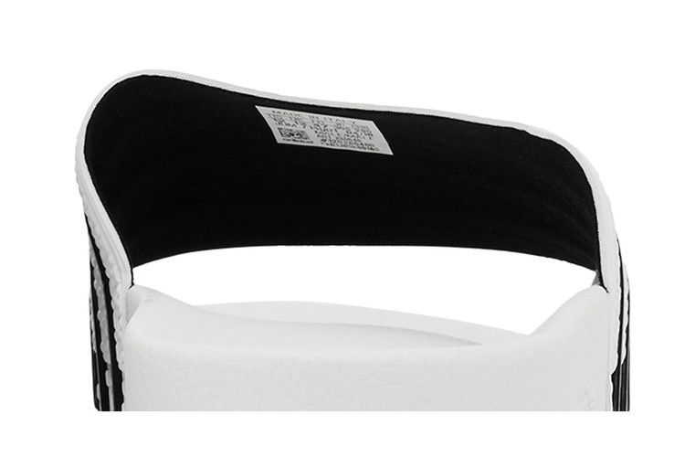 adidas Adilette White Core Black White