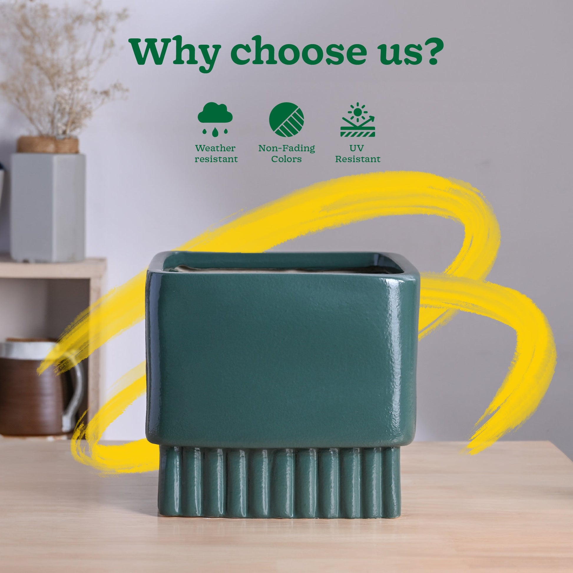 Immortal Nights Ceramic Planter