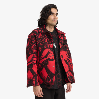 F A R A K | OBSESSION HANDMADE JACKET { BLACK/RED