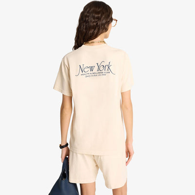 SPORTY & RICH | NY 94 T-SHIRT { CREAM