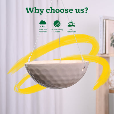 Hanging Ceramic Planters Petrichor Smite