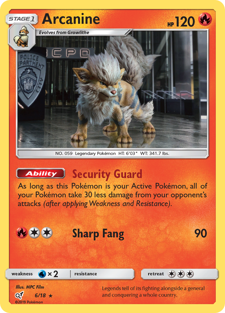 Arcanine - 6/18 - Rare