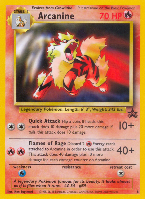 Arcanine - 6/53 - Promo