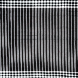 Maroon Handloom Orissa Cotton Saree With Black Tie & Dye Pallu