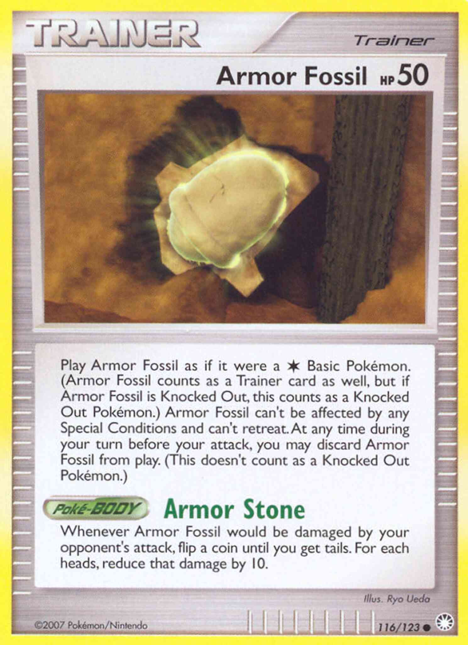 Armor Fossil - 116/123 - Common [dp2-116] [Non-Holo]