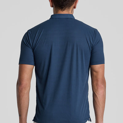 Blue Stitchless Polo T-Shirt