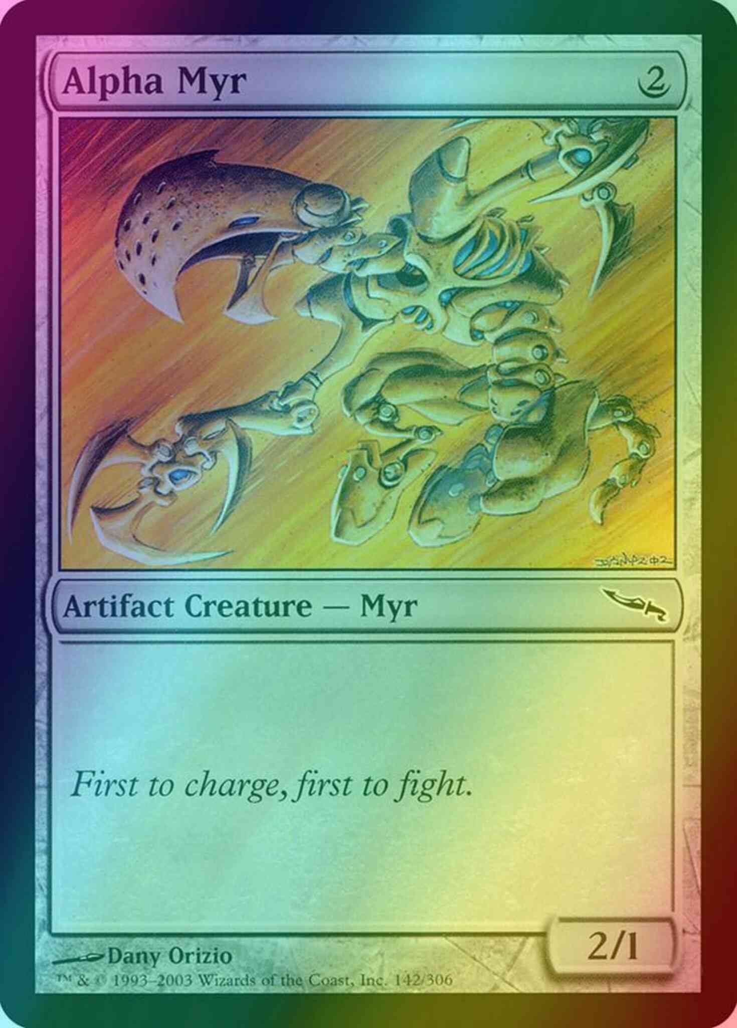 Alpha Myr [142] [Mirrodin] [Foil]