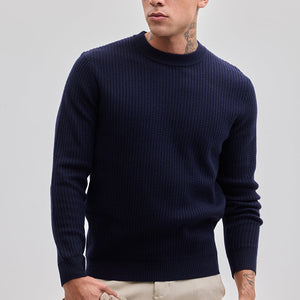 Navy Knitted Sweater