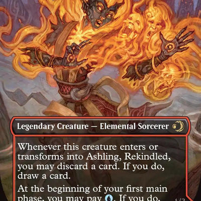 Ashling, Rekindled // Ashling, Rimebound [290] [Borderless] [Lorwyn Eclipsed] [Non-Foil]
