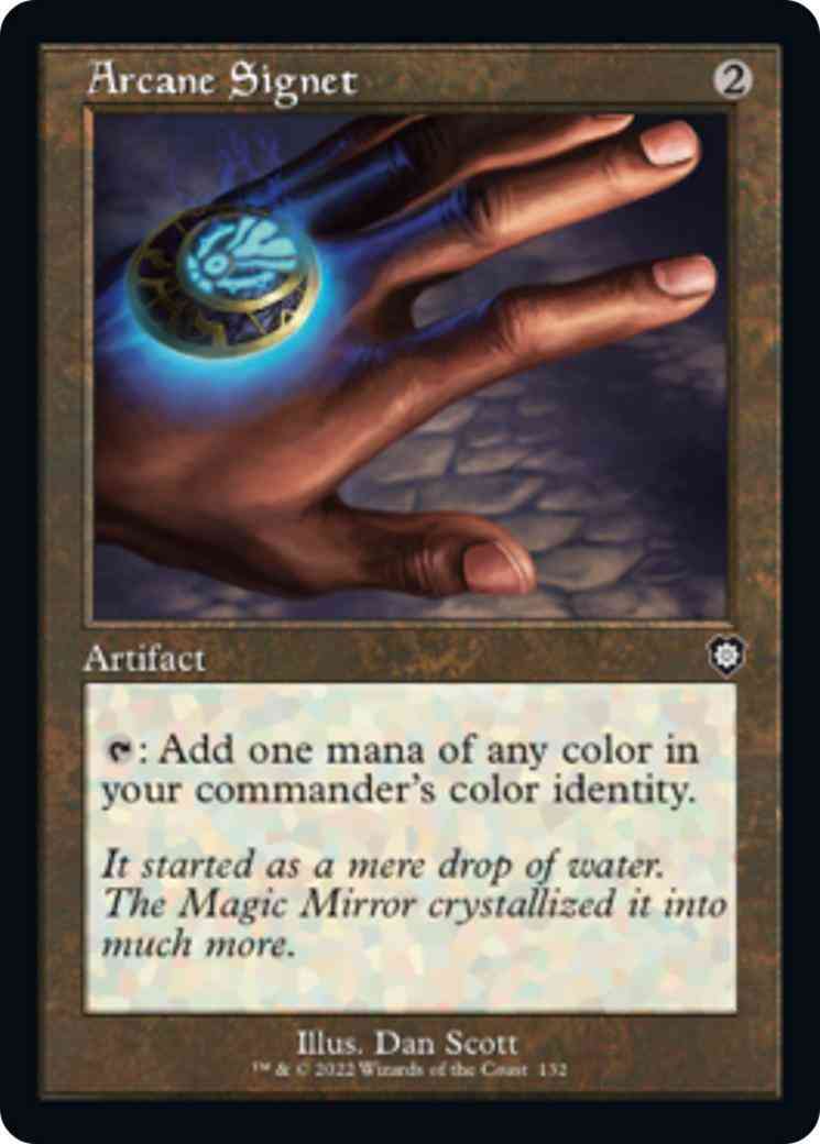 Arcane Signet [132] [Retro Frame] [The Brothers' War: Commander] [Non-Foil]