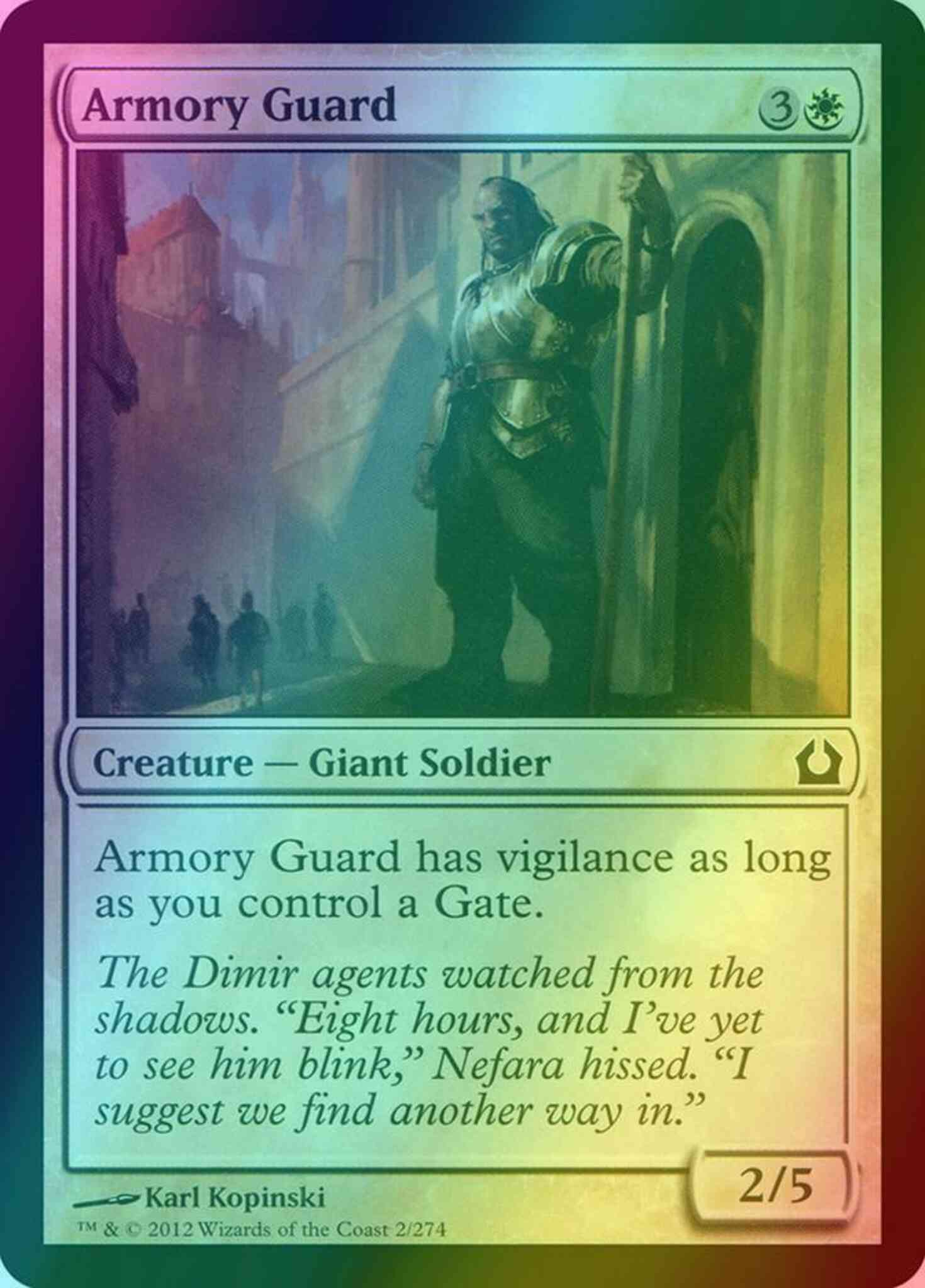 Armory Guard [2] [Return To Ravnica] [Foil]