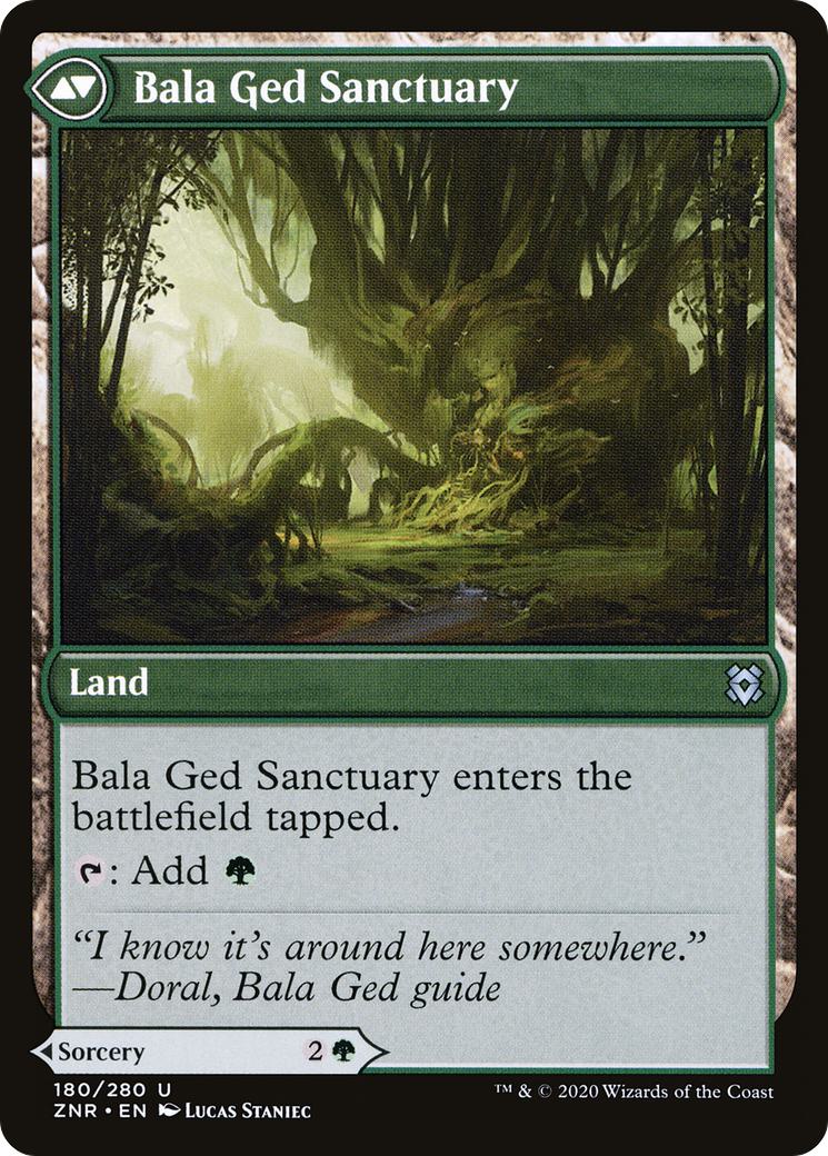 Bala Ged Recovery // Bala Ged Sanctuary [ZNR-180] [The List] [Non-Foil]