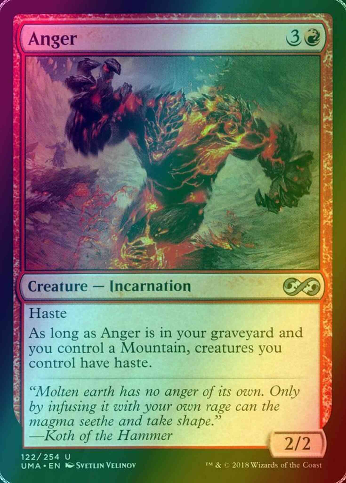 Anger [122] [Ultimate Masters] [Foil]
