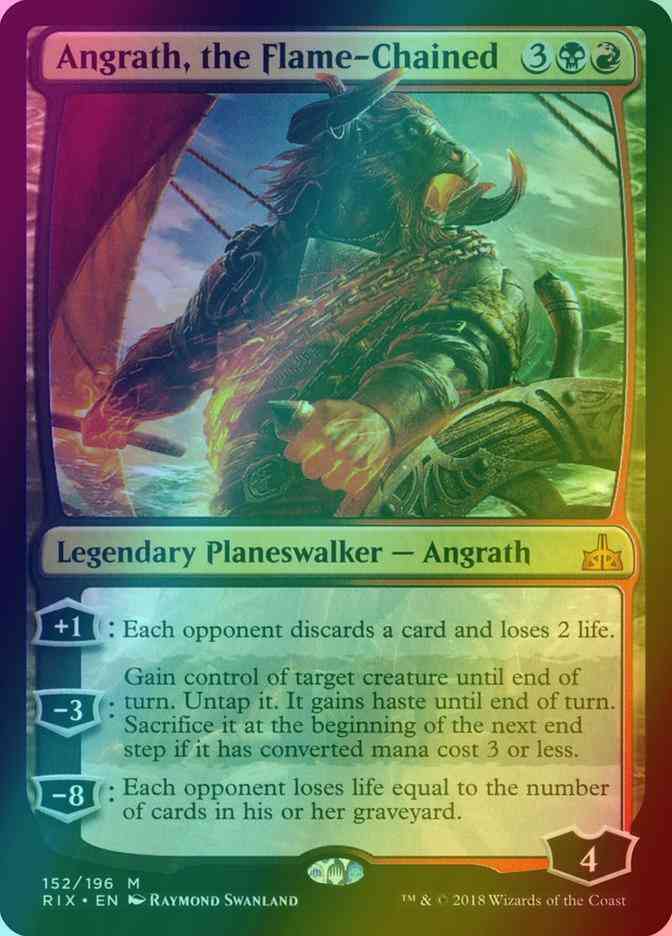 Angrath, the Flame-Chained [152] [Rivals of Ixalan] [Foil]