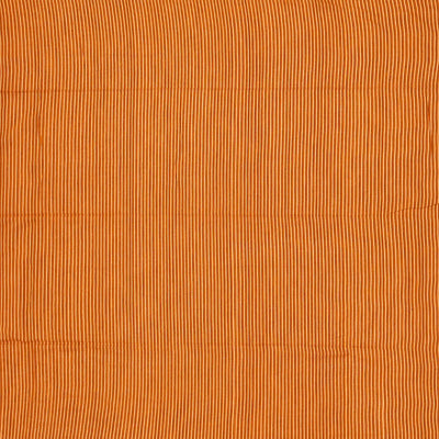 Orange Handloom Bengal Cotton Saree With Coin Motifs
