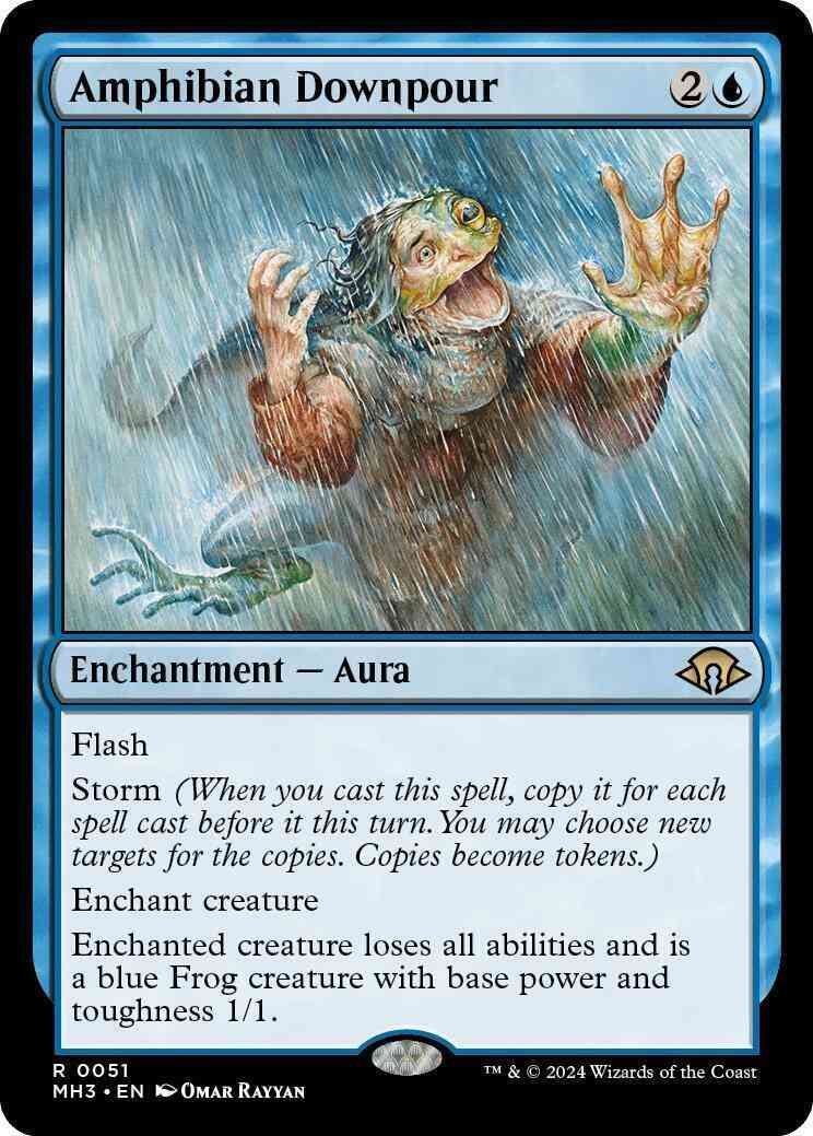Amphibian Downpour [51] [Modern Horizons 3] [Non-Foil]