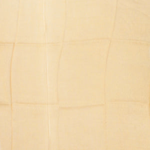 Sandal Handwoven Linen Saree Printed With Flower Motifs