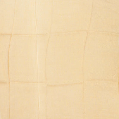 Sandal Handwoven Linen Saree Printed With Flower Motifs