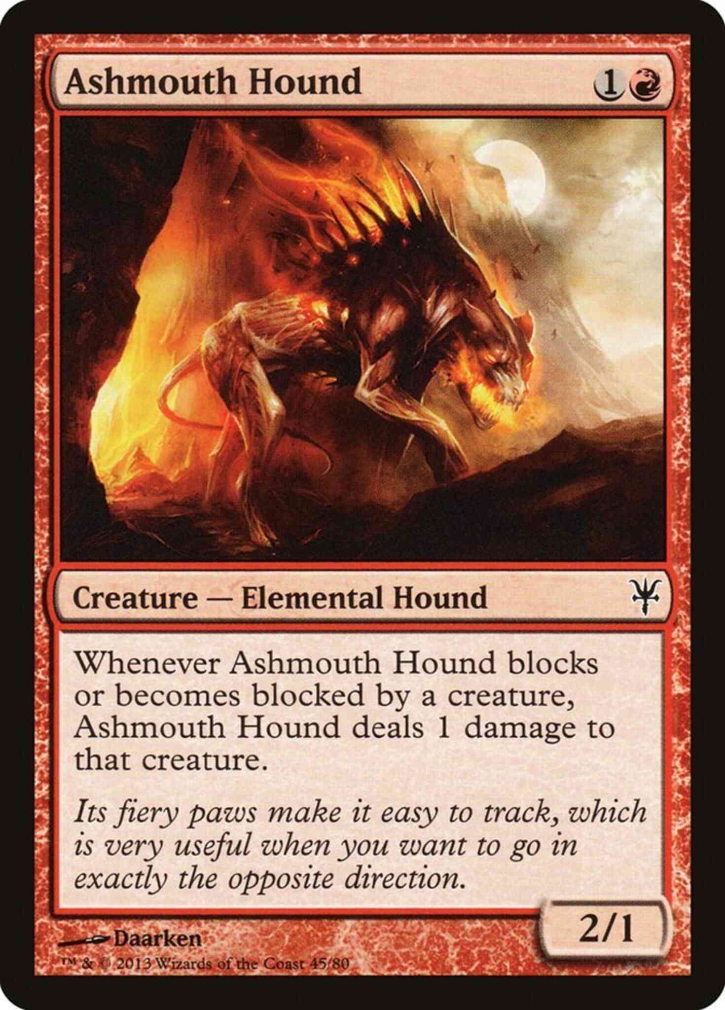 Ashmouth Hound [45] [Duel Decks Sorin vs Tibalt] [Non-Foil]