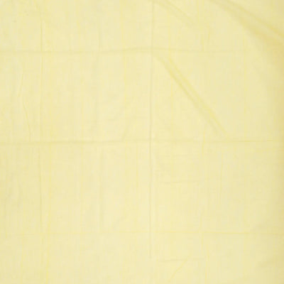 Light Yellow Handloom Bengal Cotton Saree With Flower Buttas