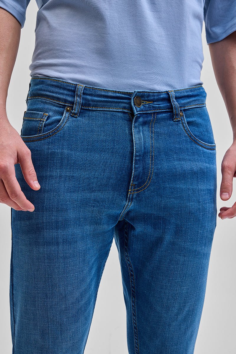 Dark Blue Skinny Fit Jeans