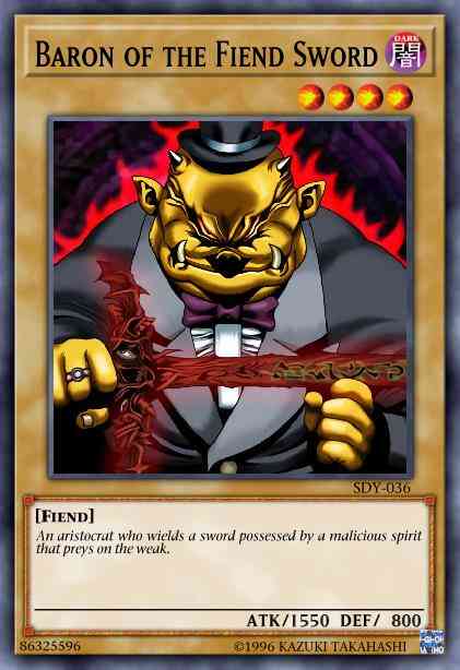 Baron of the Fiend Sword - SDY-036 - Common - 1st Edition