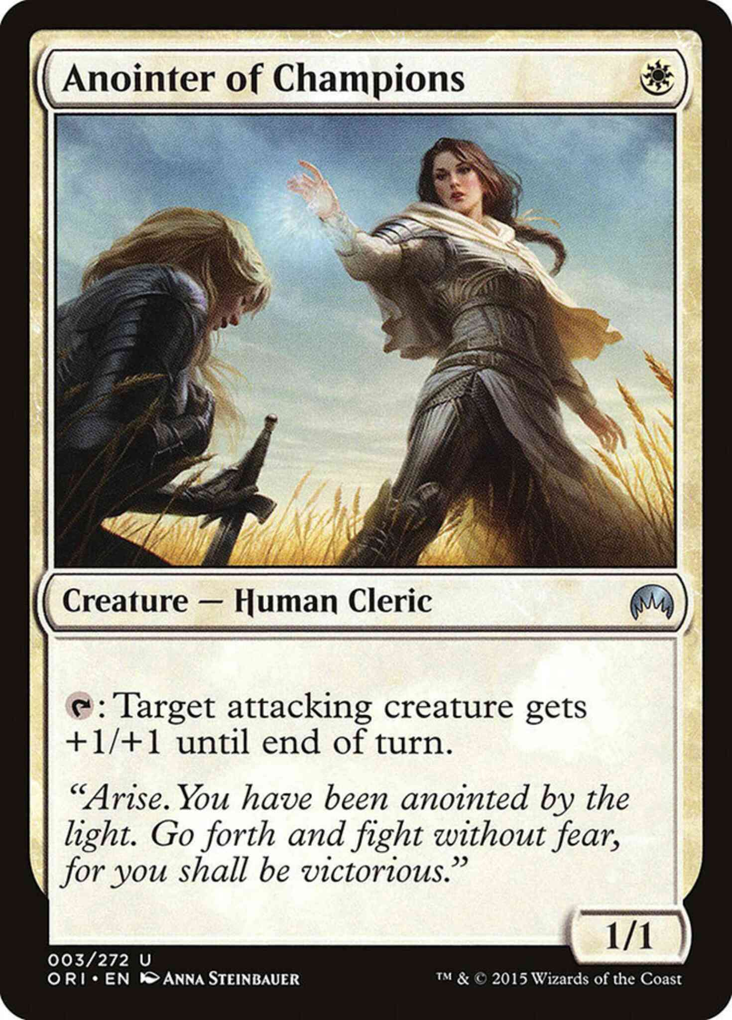 Anointer of Champions [3] [Magic Origins] [Non-Foil]