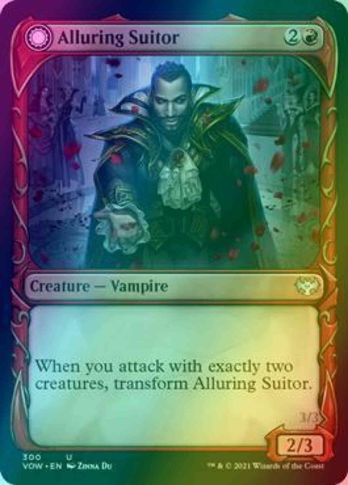 Alluring Suitor // Deadly Dancer [300] [Fang Frame Showcase] [Innistrad: Crimson Vow] [Foil]