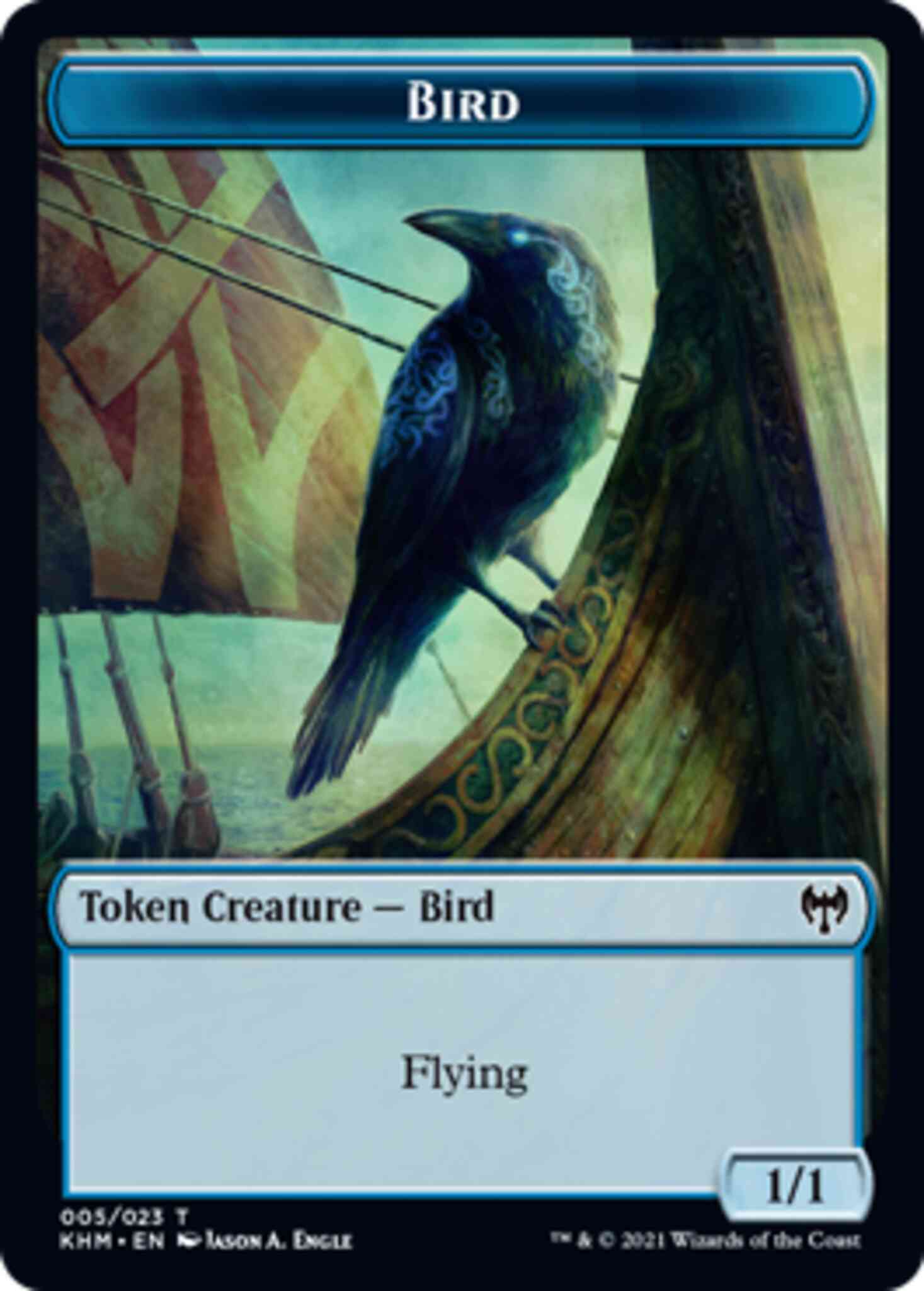 Bird Token (05) // Soldier Token (04) [Kaldheim Commander Tokens] [Non-Foil]