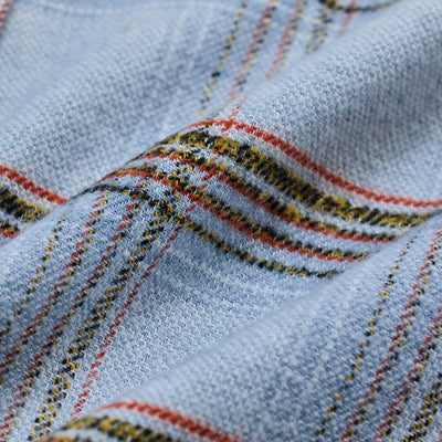 Light Blue Double Pocket Flannel Overshirt