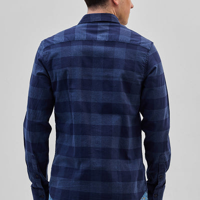 Blue Checks Slim Fit Shirt