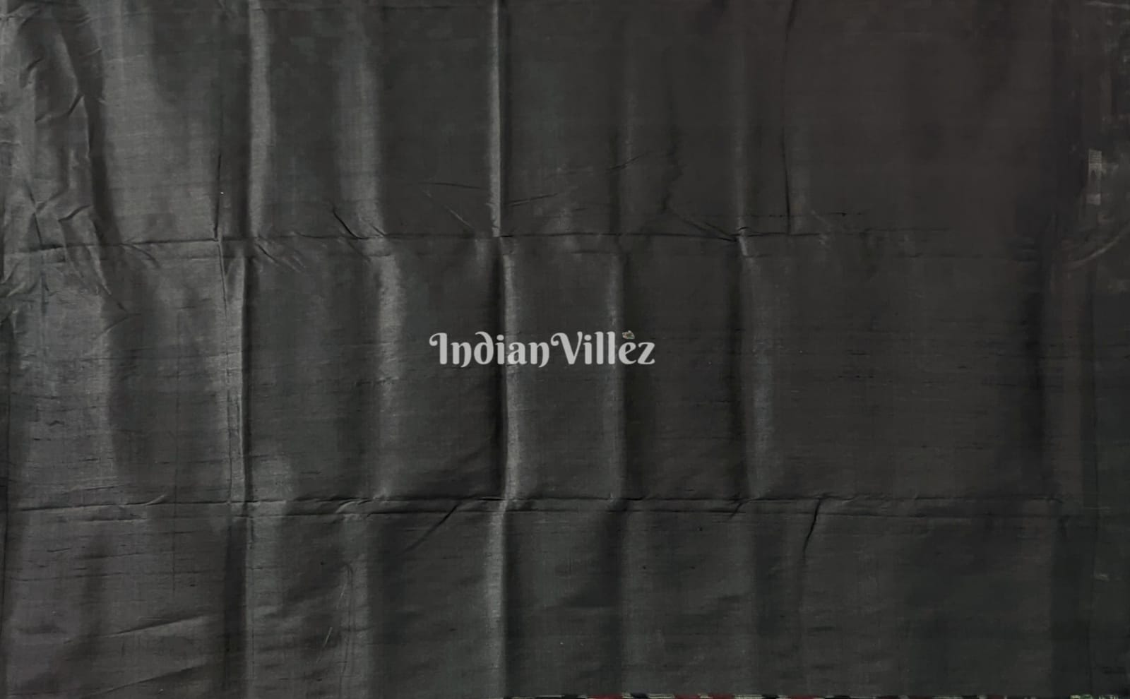 Black Red Pasapali Odisha Ikat Contemporary Silk Saree with Animal Anchal