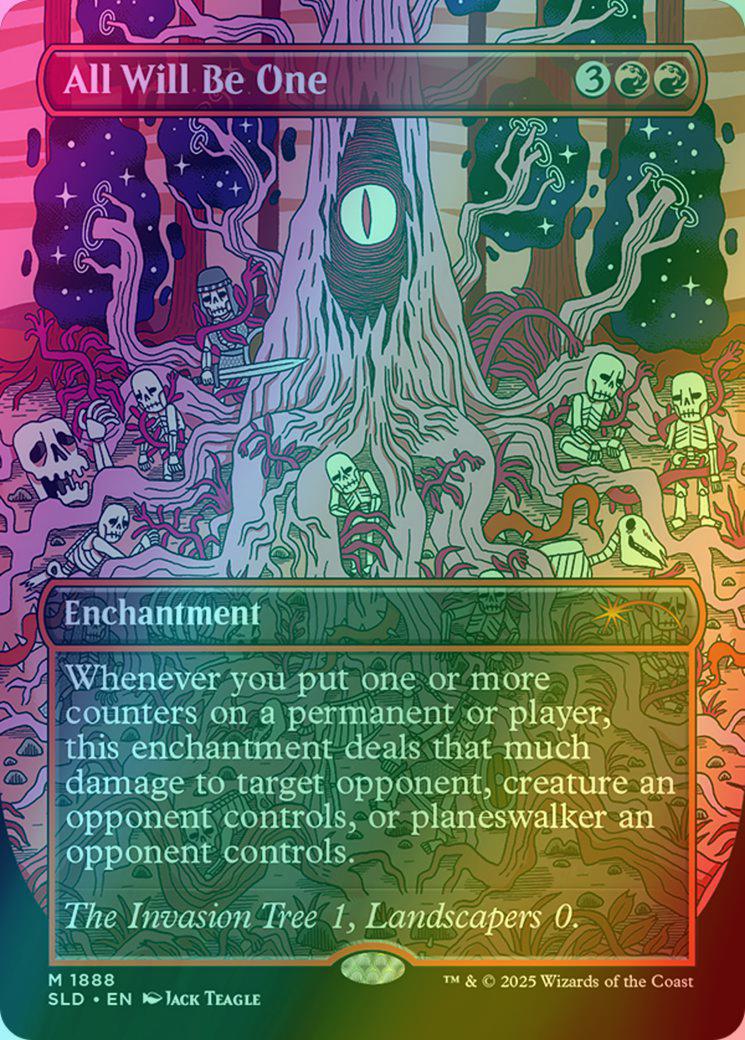 All Will Be One [1888] [Borderless] [Animar & Friends] [Secret Lair Drop] [Foil]