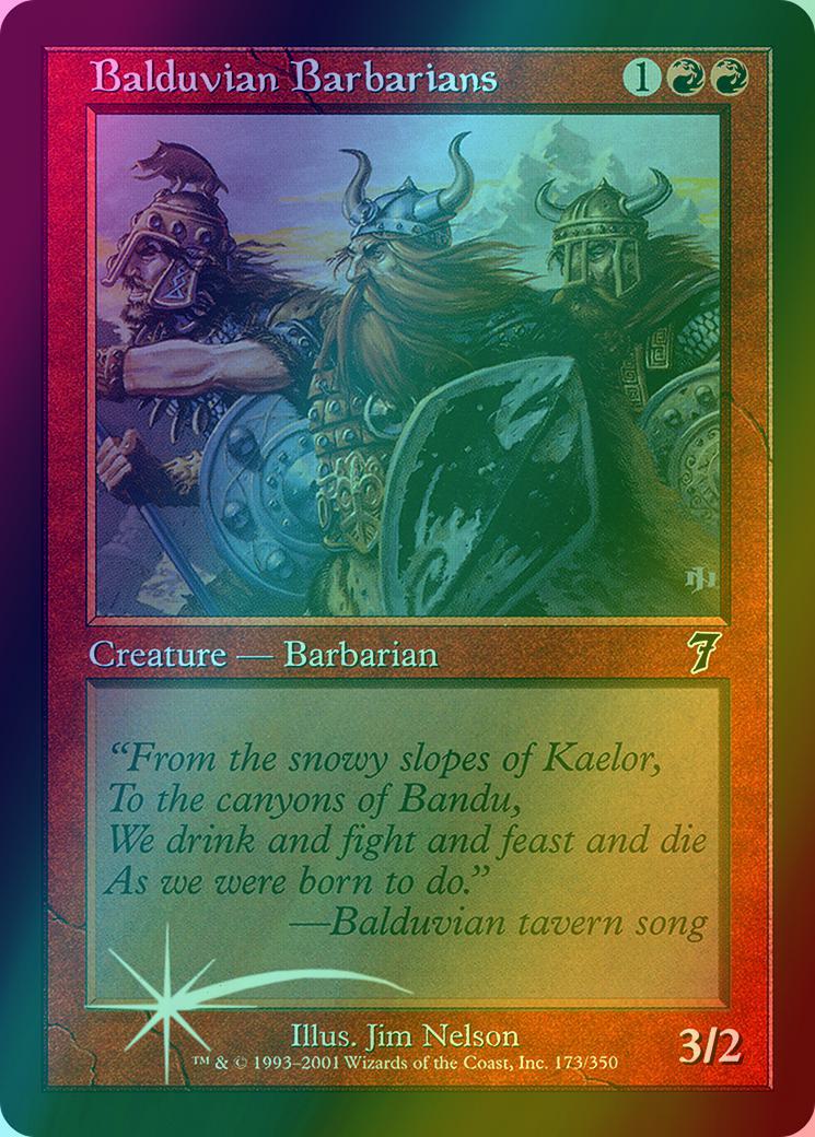 Balduvian Barbarians [173x] [Seventh Edition] [Foil]