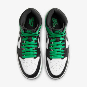 Air Jordan 1 High Black and Lucky Green
