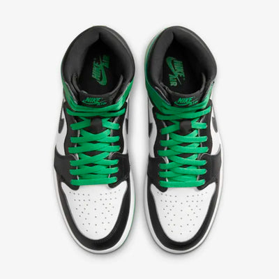 Air Jordan 1 High Black and Lucky Green